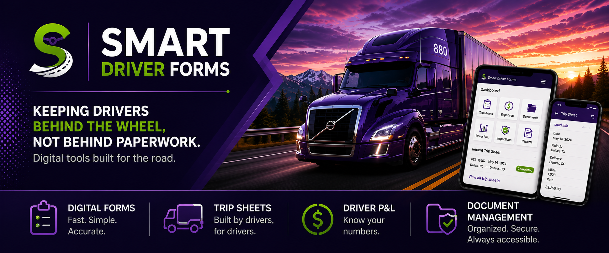 Smart Driver Forms - Digital tools built for real drivers